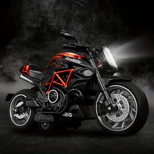 112 Alloy Series Classic Racing Pull Back Sports Bike With Flashing Lights And Sounds